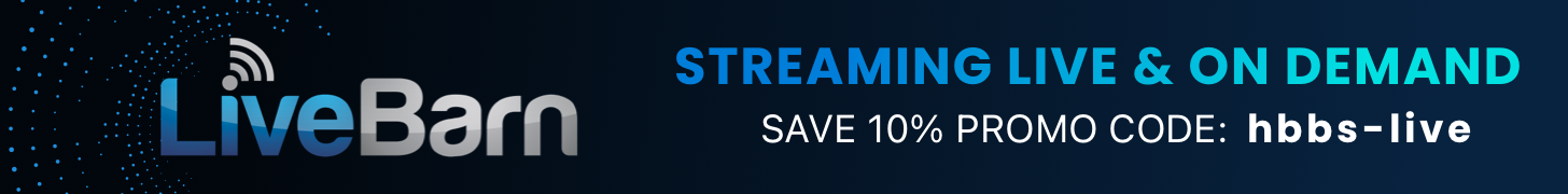 LiveBarn Streaming Banner - Save 10% with Promo Code: hbbs-live