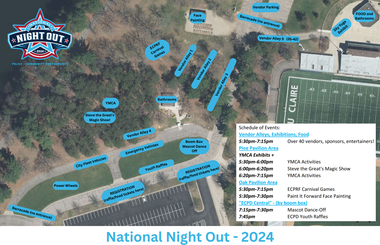 National Night Out Map 2024