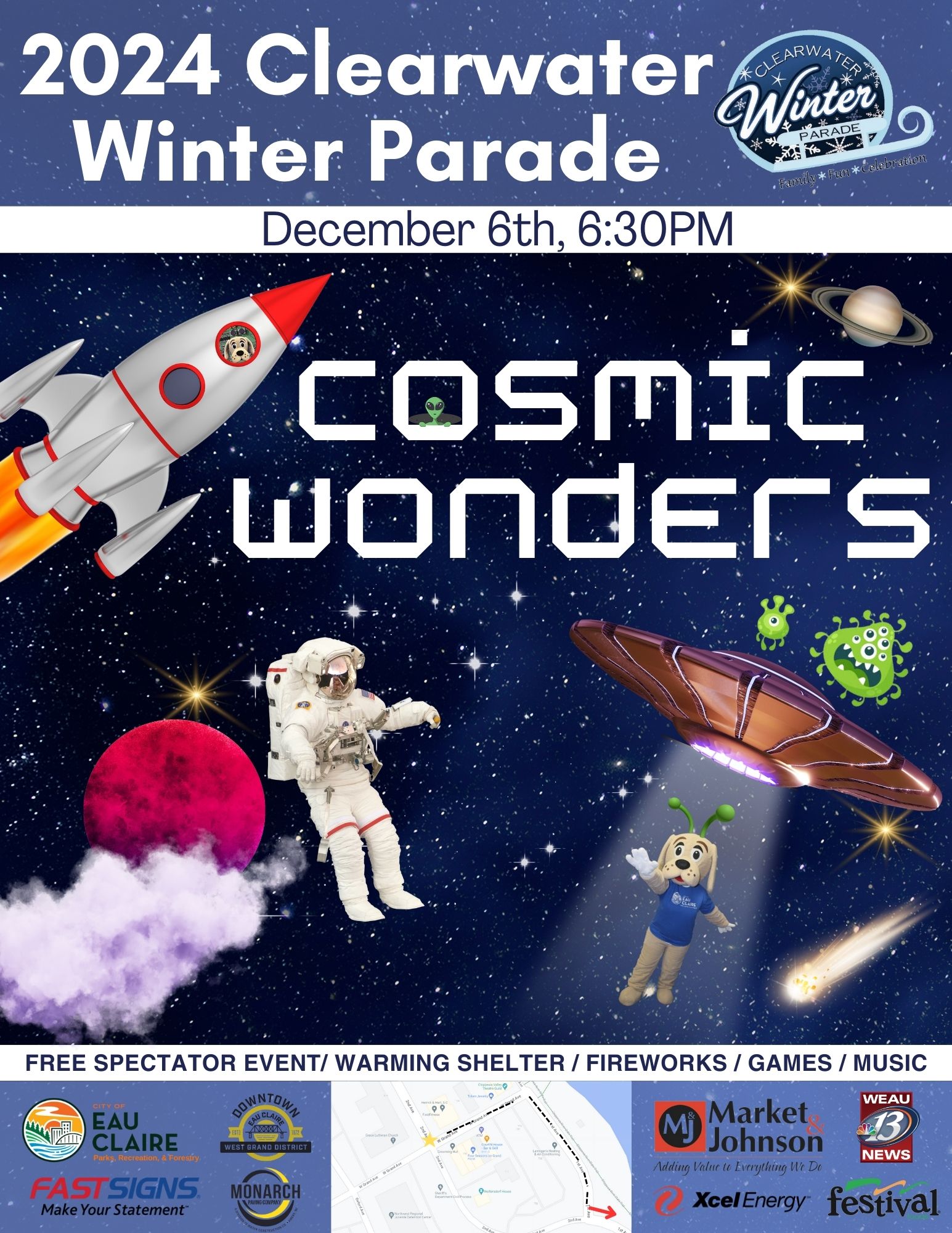 2024 Clearwater Winter Parade Flyer