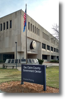 Front of EC County Courthouse