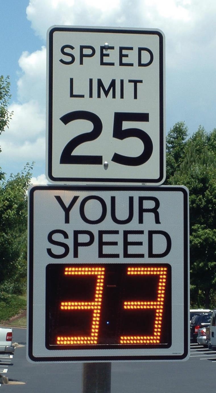 Speed Feedback Sign