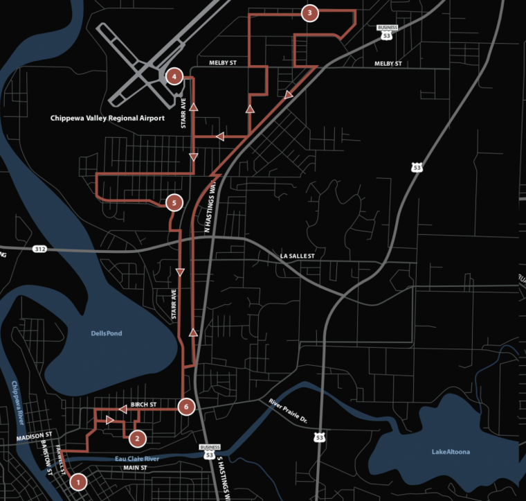 Route 3 North High Map