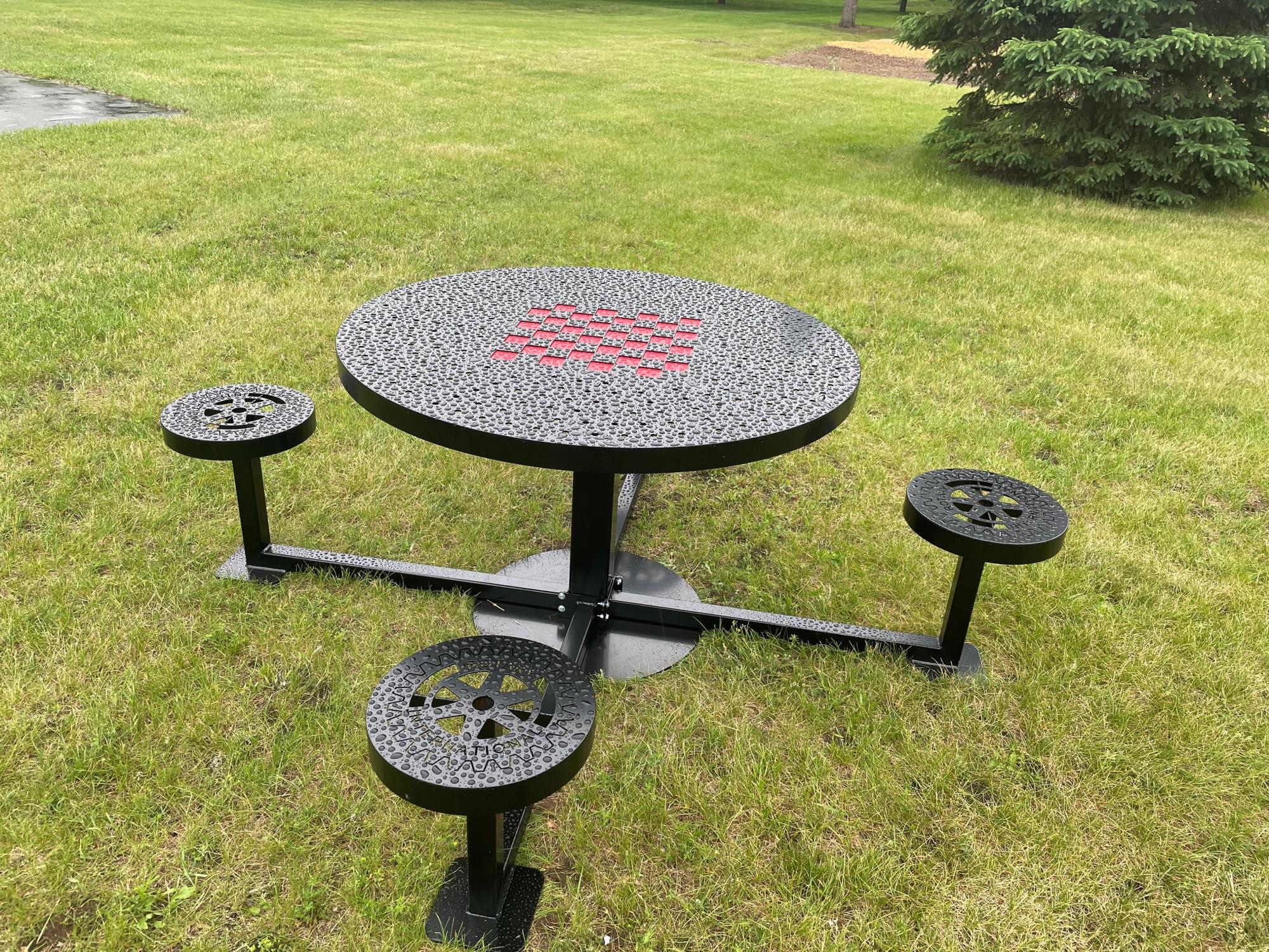 Rotary Table Painted - In park