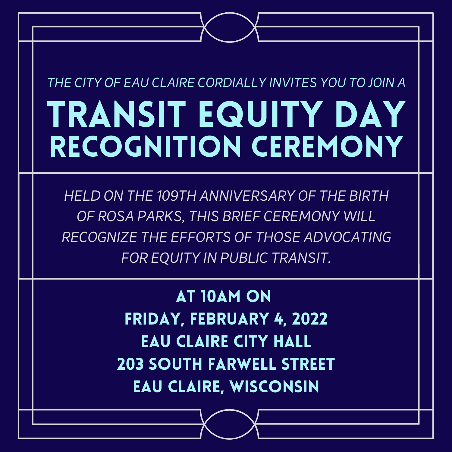 Transit Equity Day Invitation 2022