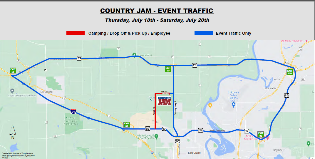 Event Traffic Only Country Jam 2023